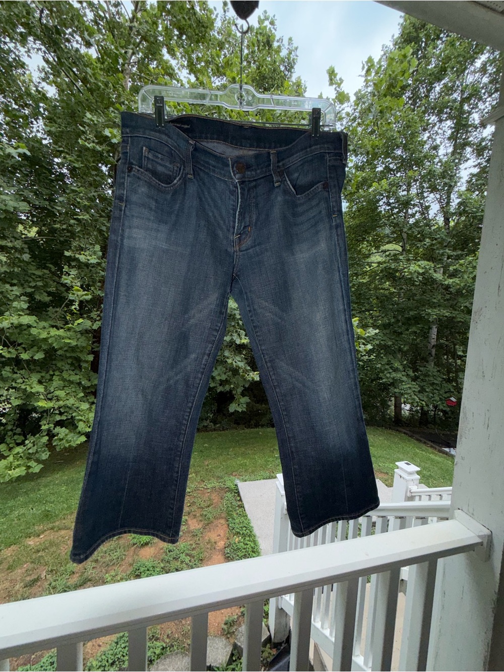 Citizens Of Humanity Dark Wash Cropped Ankle Jeans